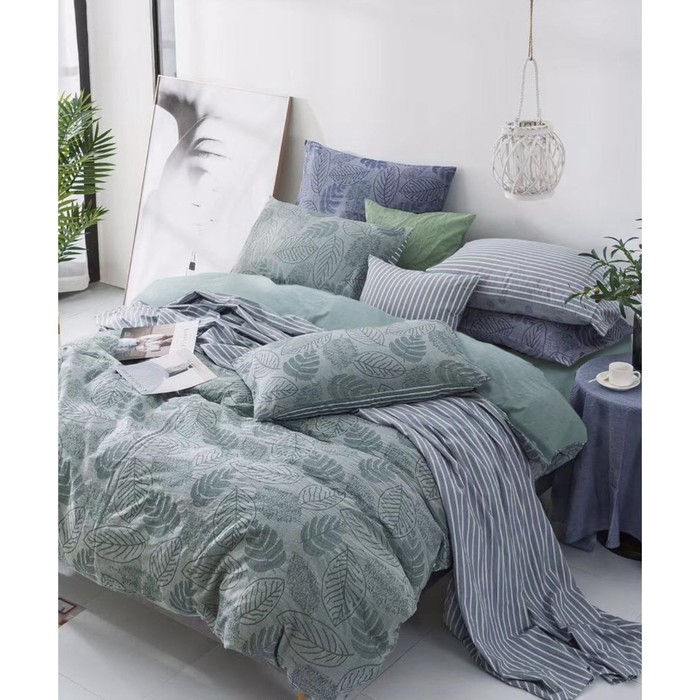 КПБ евро, 240х260 см, 200х220 см, 50х70 см-2 шт., жаккард WC03-15