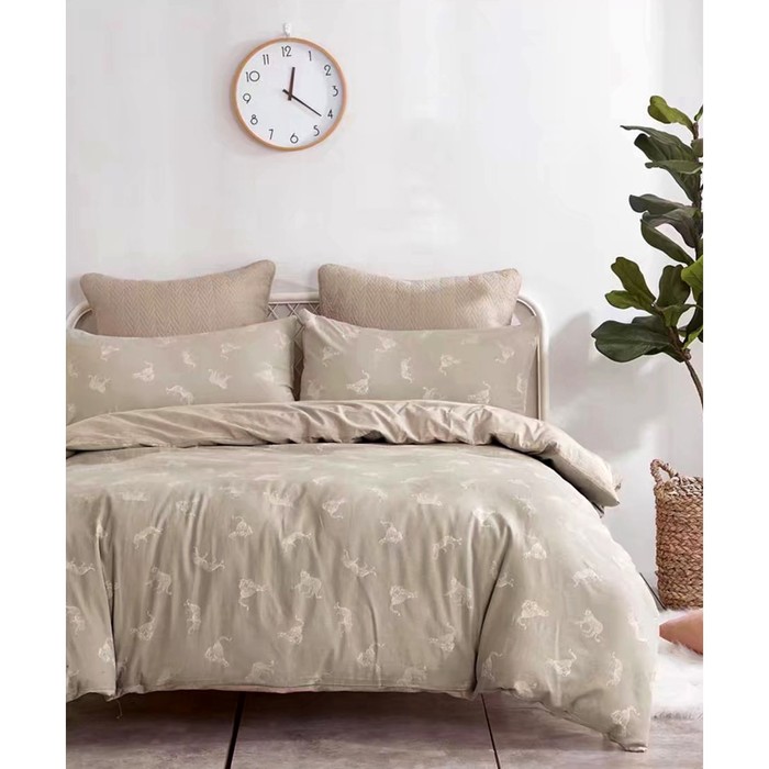 КПБ евро, 240х260 см, 200х220 см, 50х70 см-2 шт., жаккард WC03-19