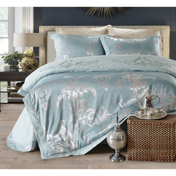 КПБ евро, 230х250 см, 200х220 см, 50х70 см-2 шт., жаккард TJ111-22