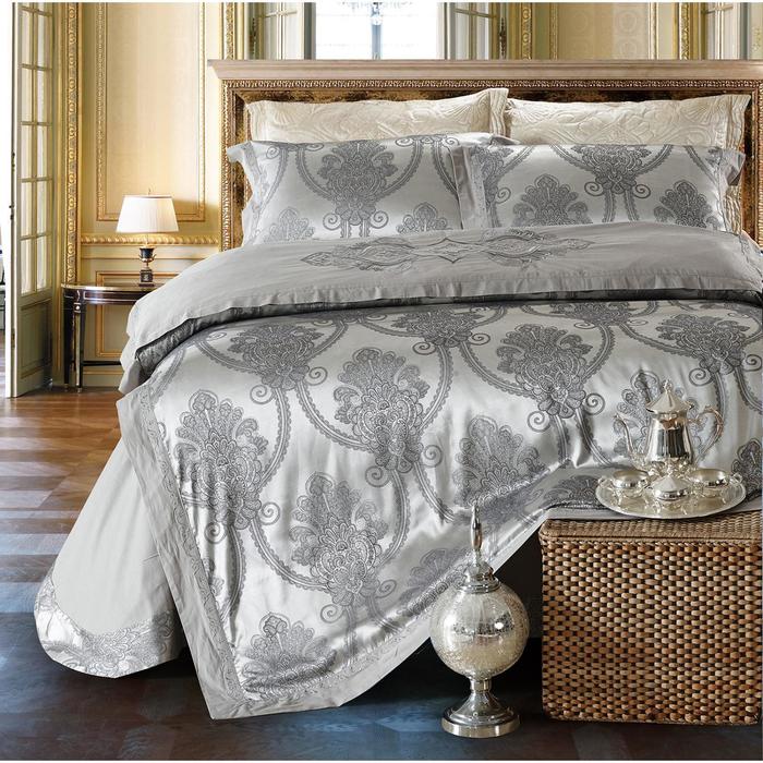 КПБ дуэт, 230х250 см, 160х210 см-2 шт., 50х70 см-2 шт., жаккард TJ112-24