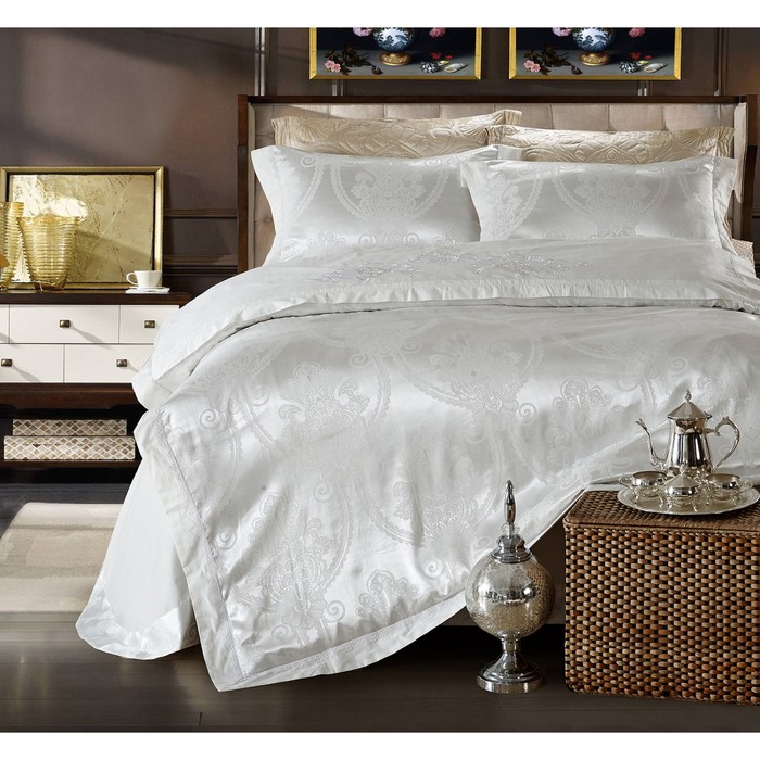 КПБ дуэт, 230х250 см, 160х210 см-2 шт., 50х70 см-2 шт., жаккард TJ112-26