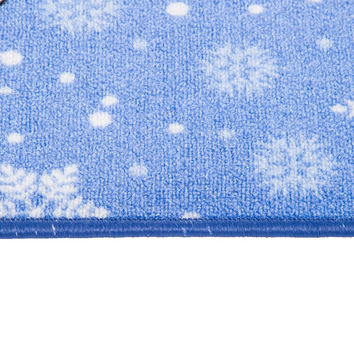Ковер "Снеговичок", размер 80х120 см, фелт, полиамид 220 гр/м