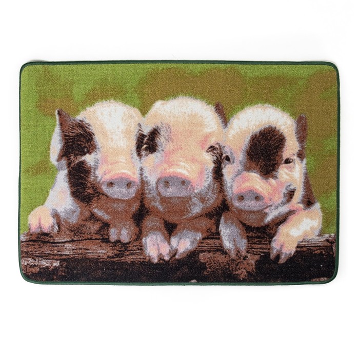 Ковер "Три поросёнка", размер 70х100 см, фелт, полиамид 220 гр/м