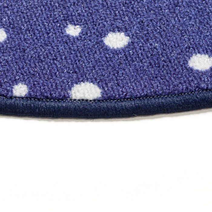 Ковер "Мистер Олень", размер D100 см, фелт, полиамид 220 гр/м