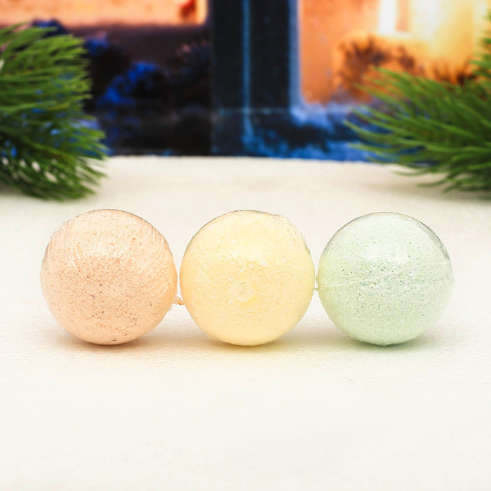 Бомбочки для ванн "Пусть всё сбудется", 3 шт.