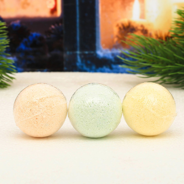 Бомбочки для ванн "Исполнения желаний", 3 шт.