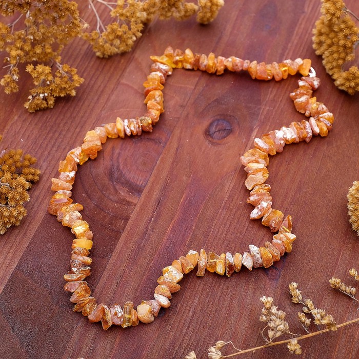 Бусы "Янтарь" дичка лечебные, 25,25г., 50см