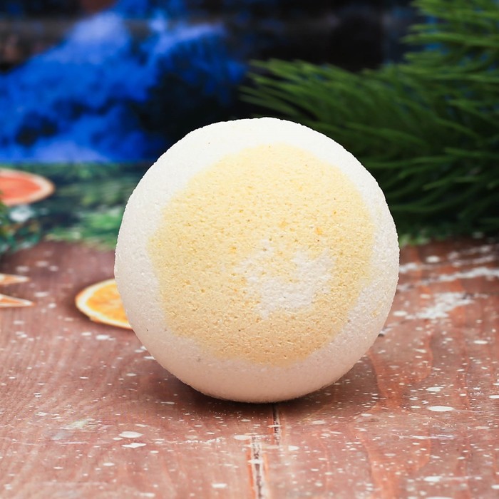 Бомбочка для ванны "Чудесного года!" с ароматом медового печенья