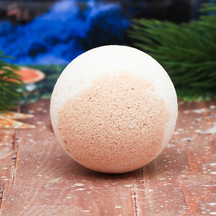 Бомбочка для ванны "Тепла и уюта" с ароматом горячего шоколада