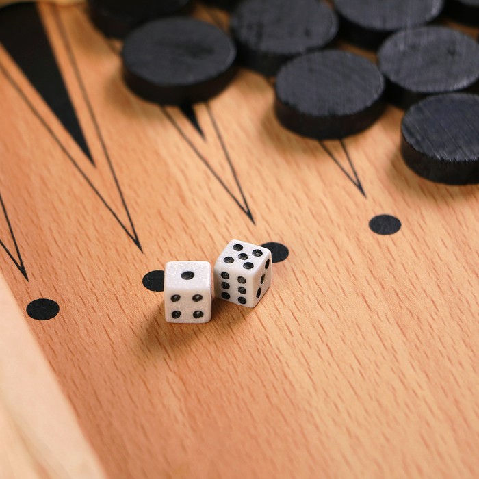 Набор игр 3в1 «Синева», нарды (фишка d=2 см), шахматы (фигуры 3 - 5.5 см), шашки, 29х20 см