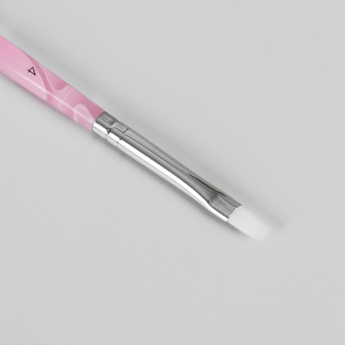 Кисть из синтетического волокна №4, плоская