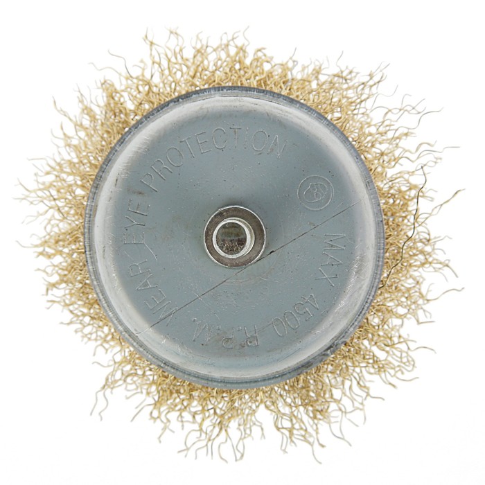 Щетка металлическая LOM для дрели со шпилькой "чашка", 75 мм