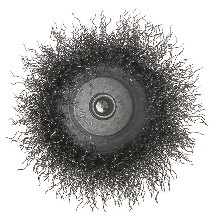 Щетка металлическая TUNDRA basic для дрели со шпилькой "чашка", 75 мм