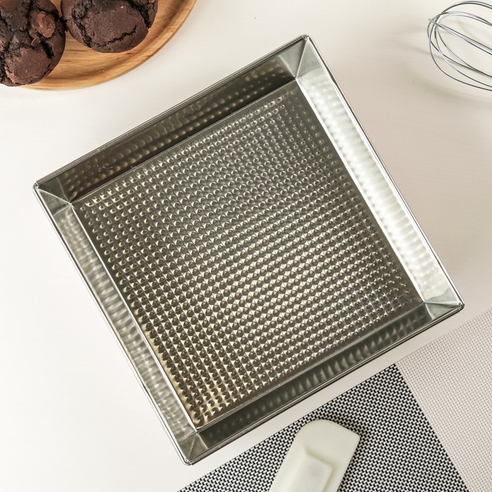 Форма для выпечки "Квадрат. Розарий" 24х6 см