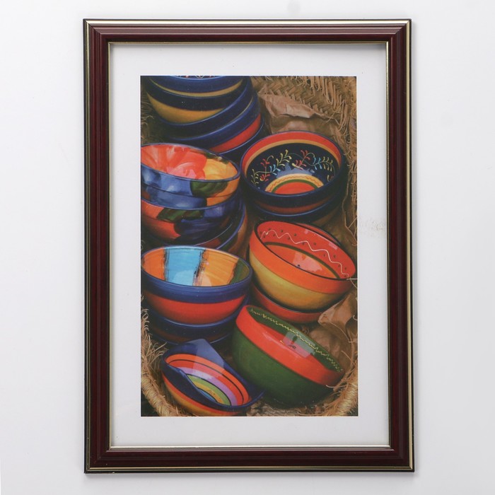 Фоторамка пластик 21х30 см (283Р) яшма