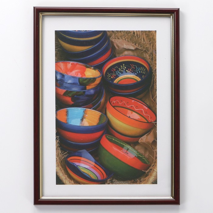 Фоторамка пластик 21х30 см (583Р) яшма