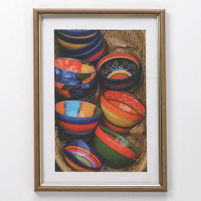 Фоторамка пластик 21х30 см (586Р) ольха