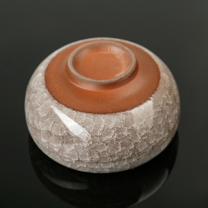 Набор для чайной церемонии "Искушение", 5 предметов: чайник 180 мл, 4 чашки 50 мл, цвет серый