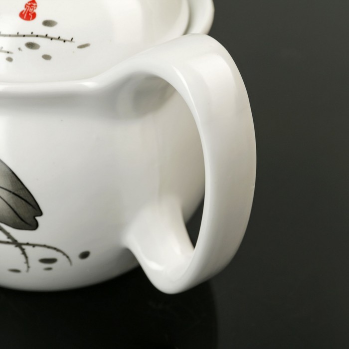 Набор для чайной церемонии "Веточка", 7 предметов: чайник 300 мл, 6 чашек 100 мл