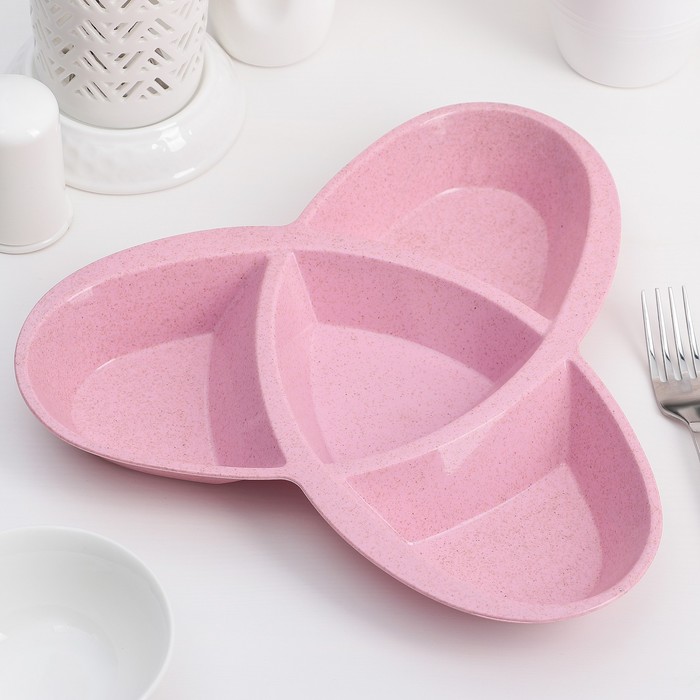 Менажница "Млечный путь", 4 ячейки, цвета МИКС