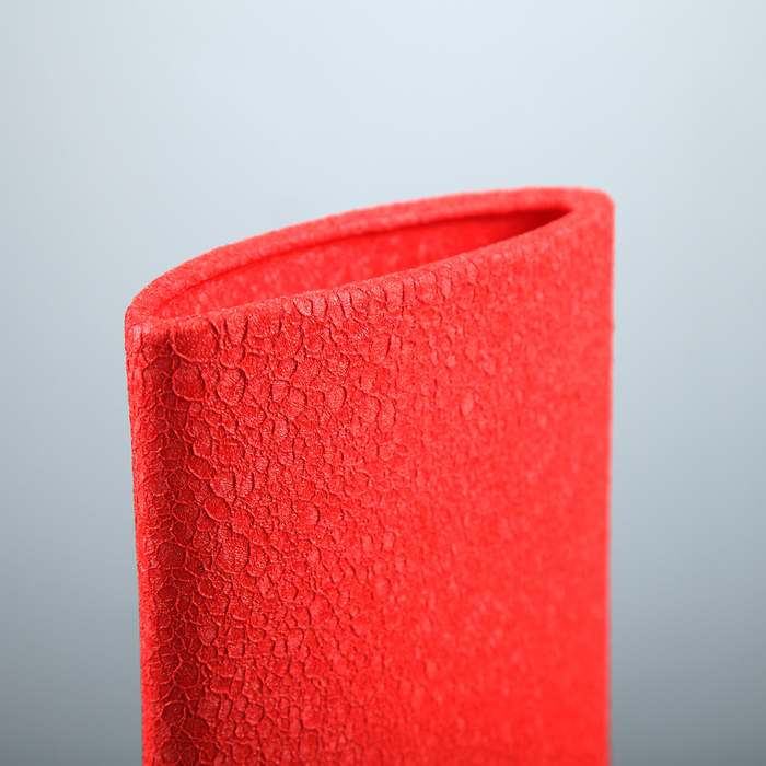 Ваза "Стиль" шёлк красная
