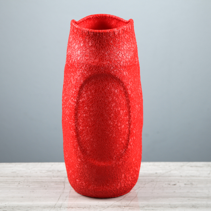 Ваза "Титан" шёлк красная