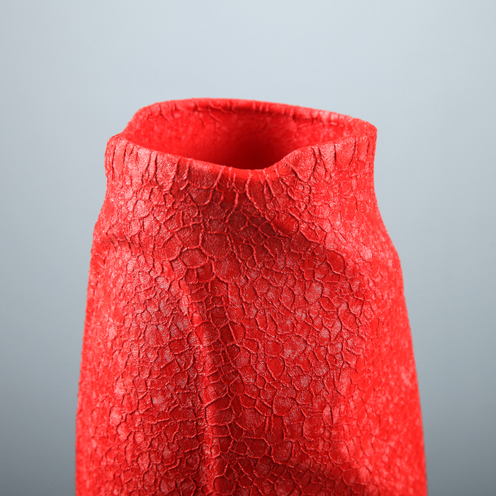 Ваза "Титан" шёлк красная