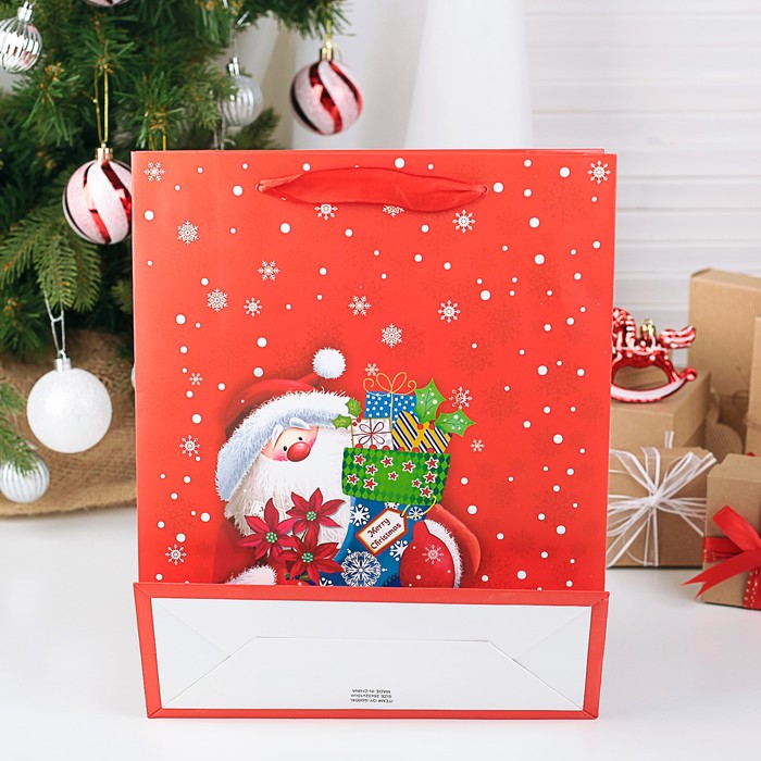 Пакет подарочный люкс, 31 х 12 х 42 см