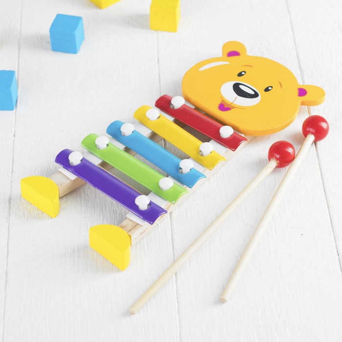 Металлофон "Медвежонок", 5 тонов
