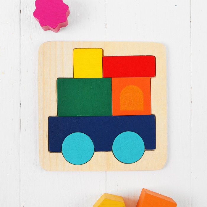 Головоломка "Собери картинку. Поезд"