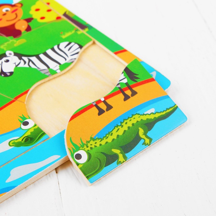 Пазл "Африканские животные", 11 элементов