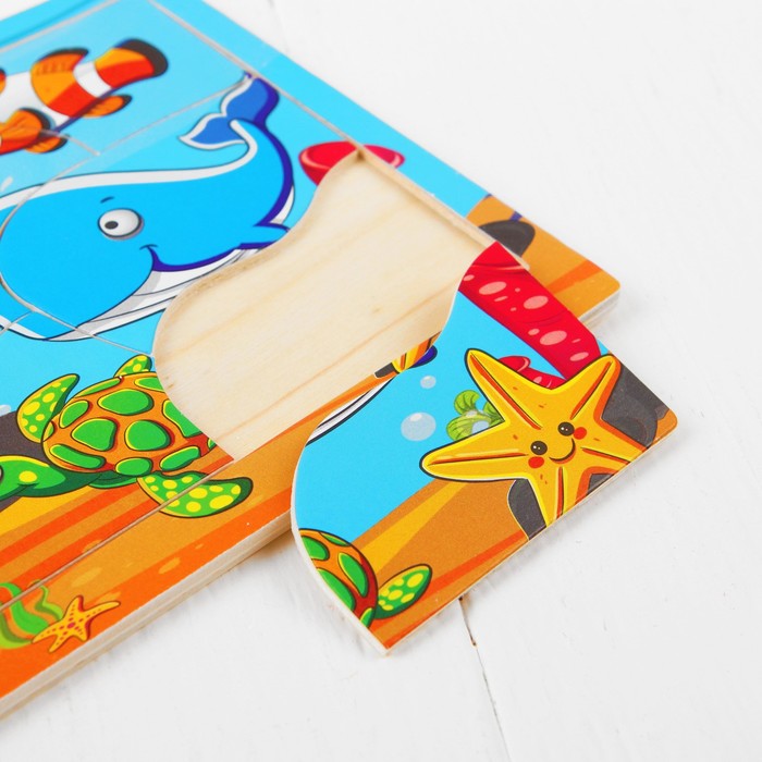 Пазл "Морские обитатели", 11 элементов