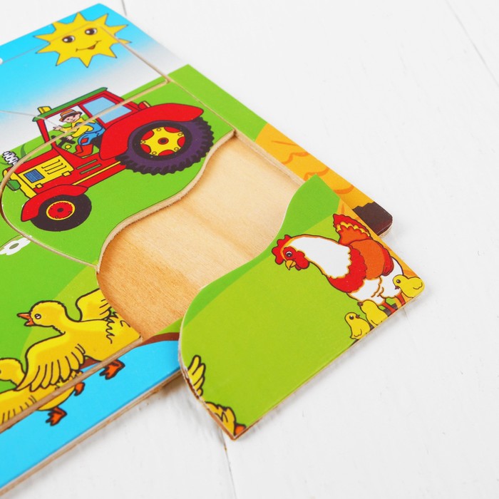 Пазл "Лето на ферме", 11 элементов