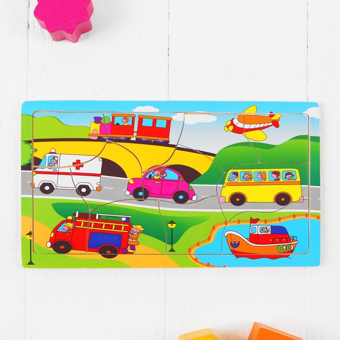 Пазл "Городской транспорт"