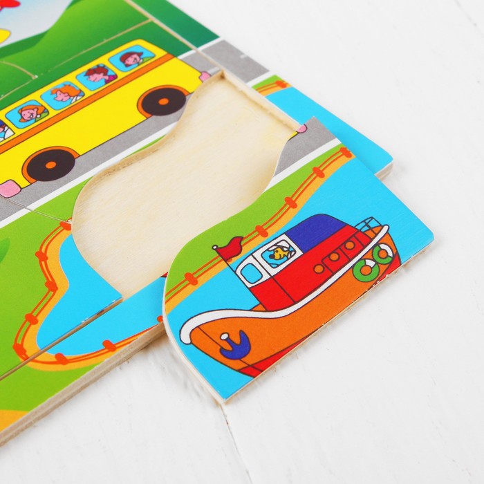 Пазл "Городской транспорт"