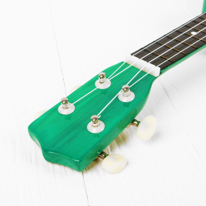 Игрушка музыкальная "Гитара", цвет зелёный, с нейлоновыми струнами