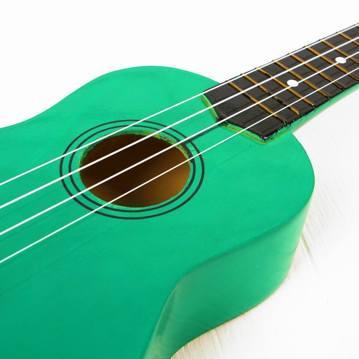 Игрушка музыкальная "Гитара", цвет зелёный, с нейлоновыми струнами