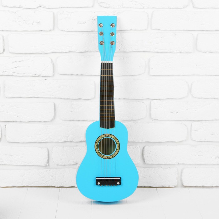 Игрушка музыкальная "Гитара", цвет голубой