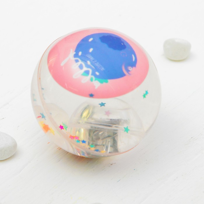 Мяч световой "Фрукты" с водой 6,5 см, виды МИКС