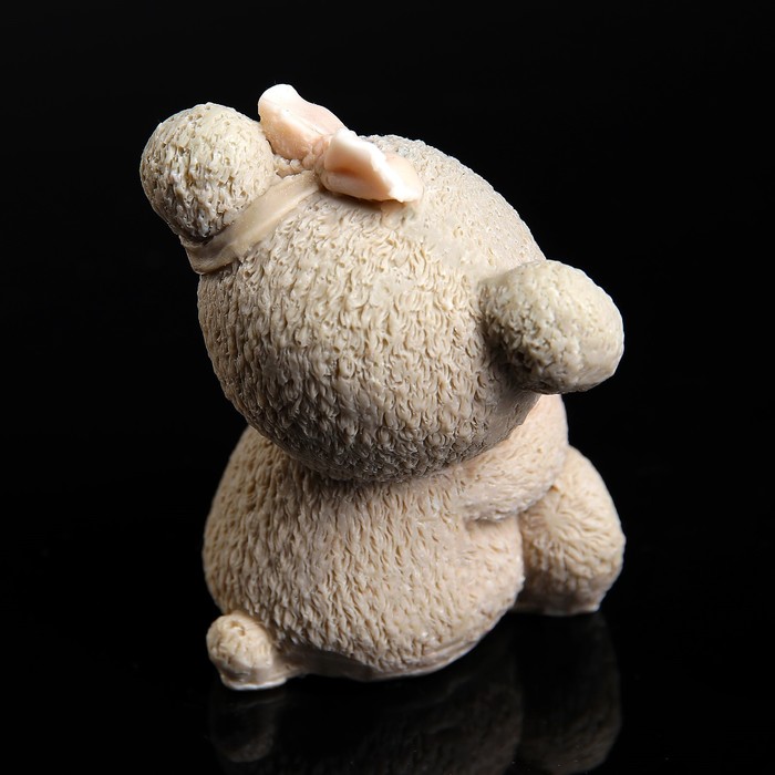 Мыло фигурное "Мишка с тюльпанами" 80 г, МИКС