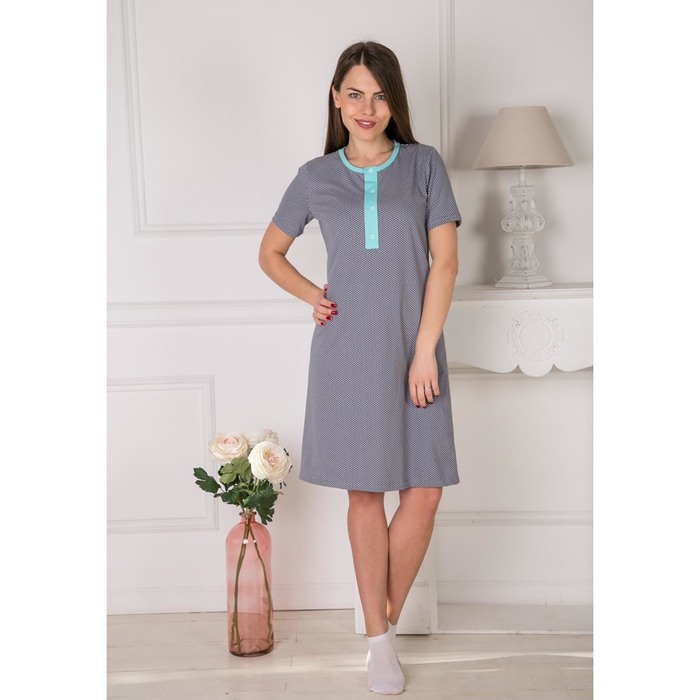 Платье домашнее 162 Жасмин цвет серый, р-р 44