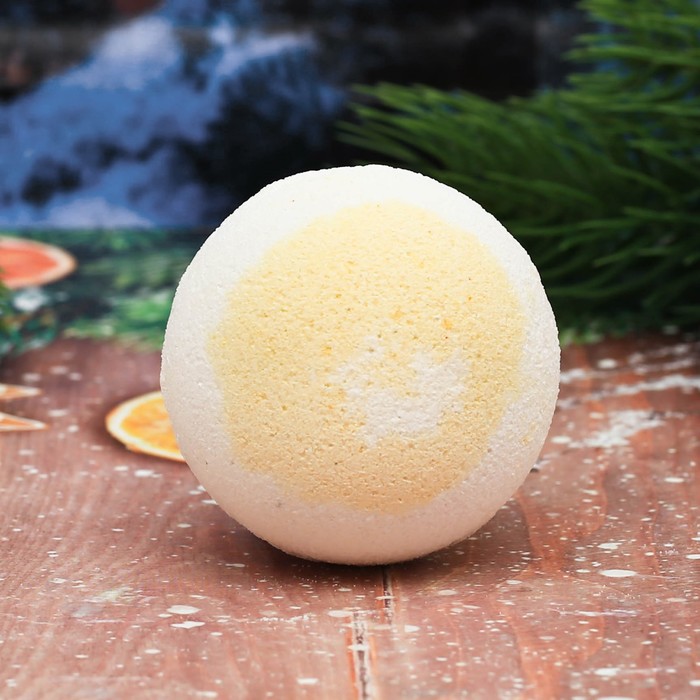 Бомбочка для ванны "Тепла и уюта в Новом году" с ароматом медового печенья