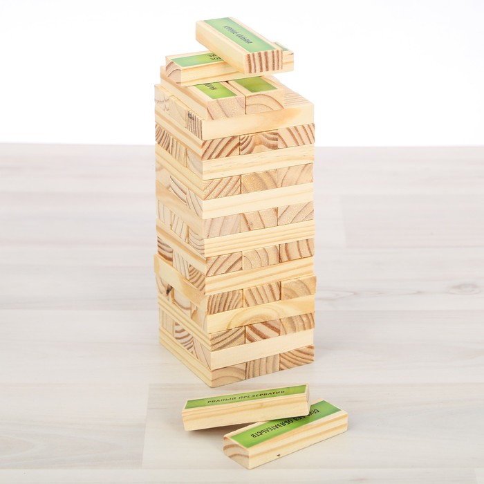 Игра "Падающая башня: Крокодил"