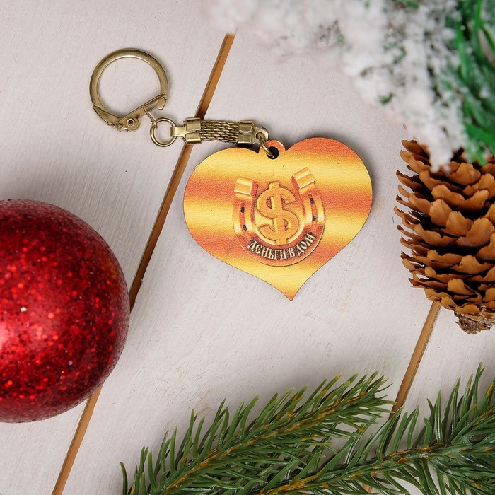 Брелок «Свинка», благополучия и достатка в дом, 5,3×4,5×0,3 см