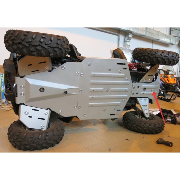 Защита переднего редуктора Rival для Polaris UTV Sportsman ACE 2015-, 4.7433.1-1