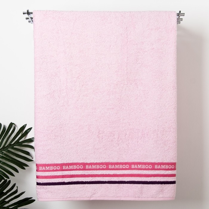Полотенце  FIDAN "HOLLY" 30х70  состав 80% бамбук,20% хлопок 450 гр/м, розовый