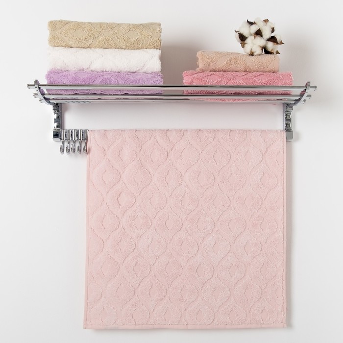 Полотенце  FIDAN "MAISON" 30х70  состав 80% бамбук,20% хлопок 450 гр/м розовый
