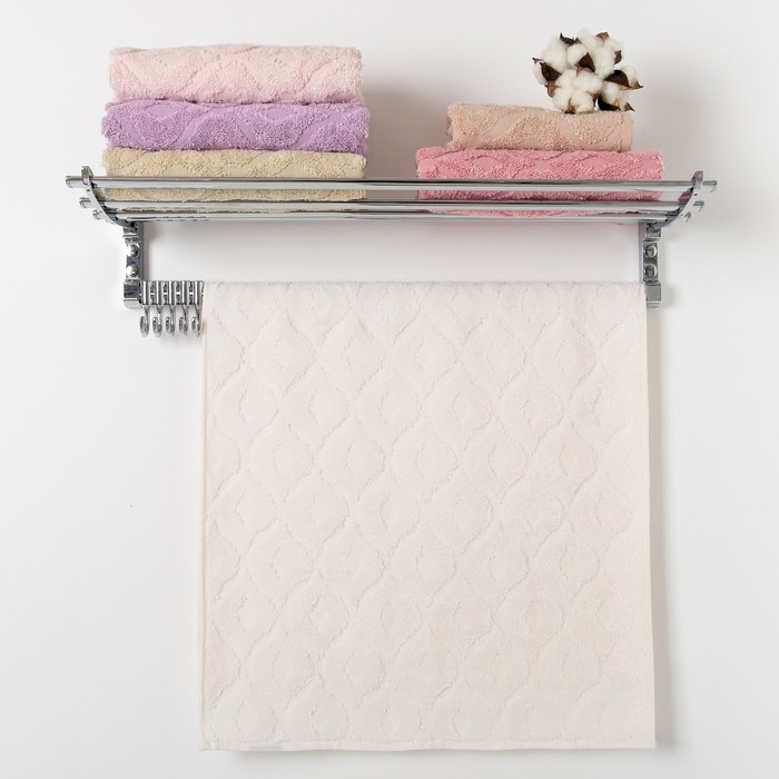 Полотенце  FIDAN "MAISON" 70х130 состав 80% бамбук,20% хлопок 450 гр/м шампань