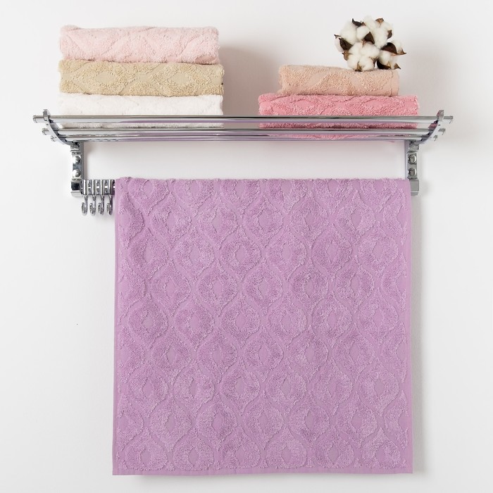 Полотенце  FIDAN "MAISON" 70х130 состав 80% бамбук,20% хлопок 450 гр/м сирень