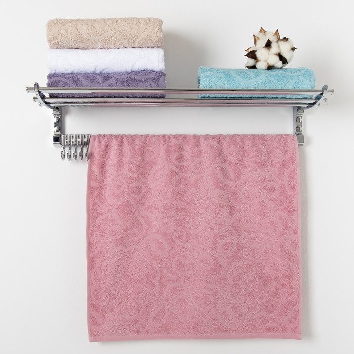 Полотенце  Premier  "LIONA" 70х140 состав 100% микрокоттон, пудра